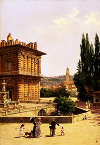 Vid Pitti-palatset, Florens